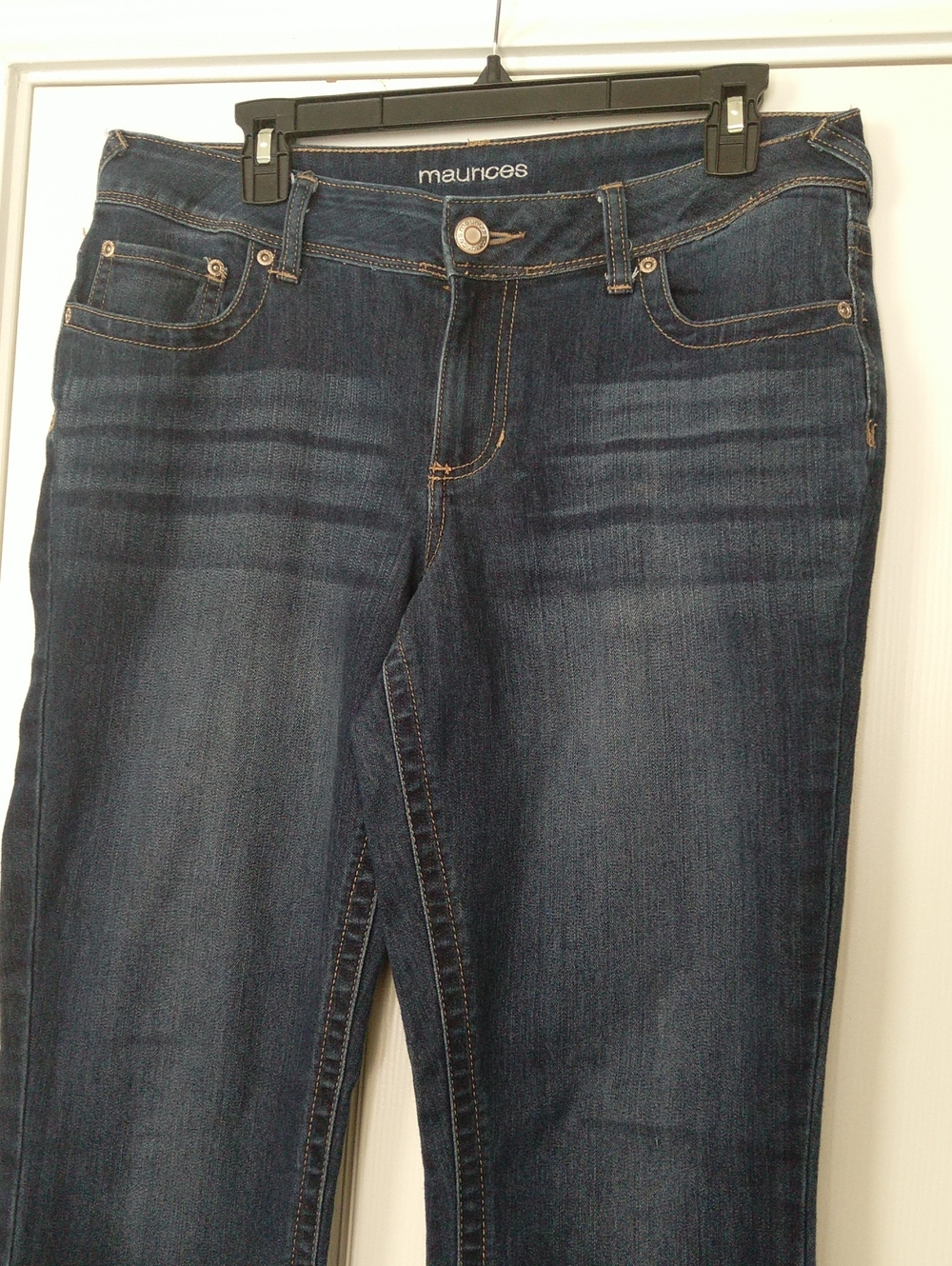Maurices Women's BootCut Dark Blue Denim Jeans Size 12